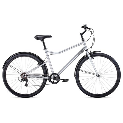 Велосипед 28" Forward Parma 2022, цвет серый/черный, размер 19"