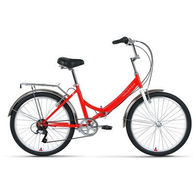 Велосипед 24" Forward Valencia 2.0, 2022, цвет красный/белый, размер 16"