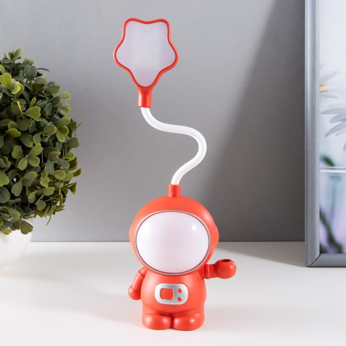 Настольная лампа "Астронавт" МИКС LED 3Вт USB АКБ 9х7х21 см 7654104