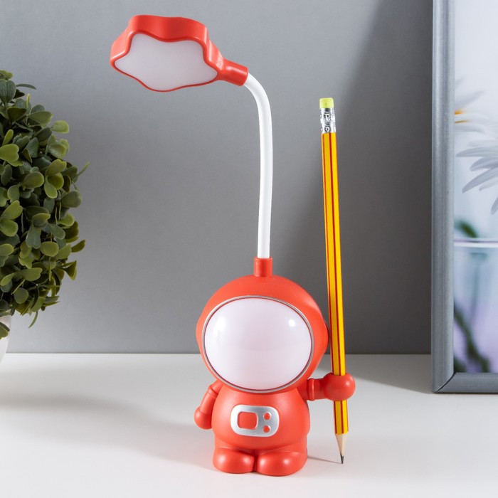 Настольная лампа "Астронавт" МИКС LED 3Вт USB АКБ 9х7х21 см 7654104