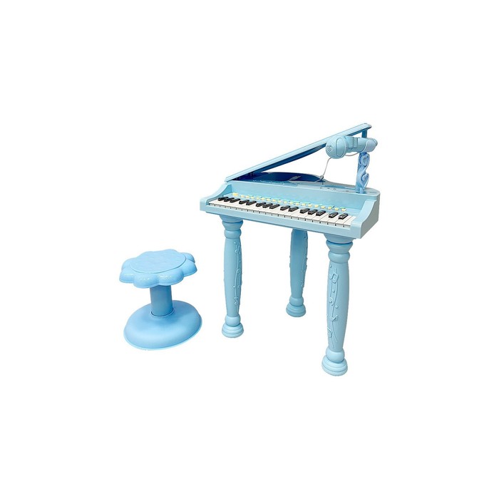 музыкальный детский центр барабан everflo darbuka hs0399593 цвет розовый Музыкальный детский центр-пианино Everflo Grand, цвет blue