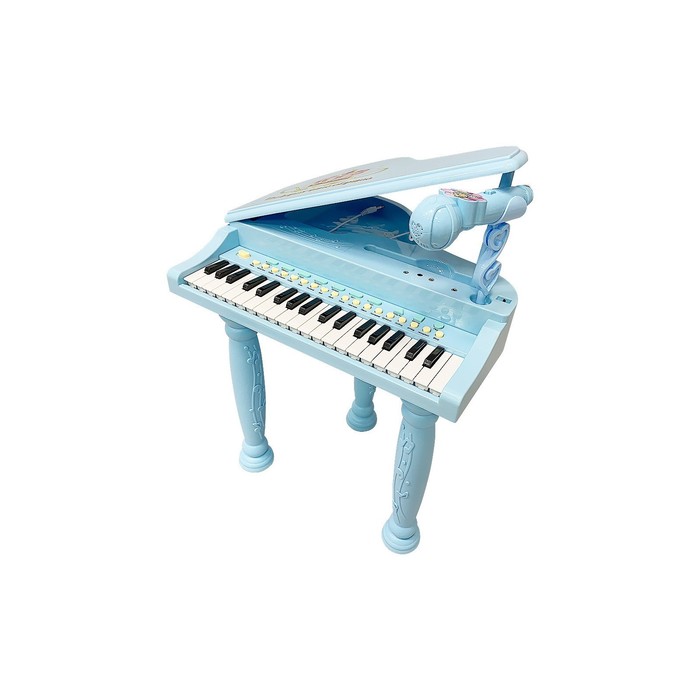 фото Музыкальный детский центр-пианино everflo grand, цвет blue