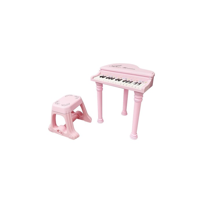 Музыкальный детский центр-пианино Everflo Maestro, цвет розовый цена и фото