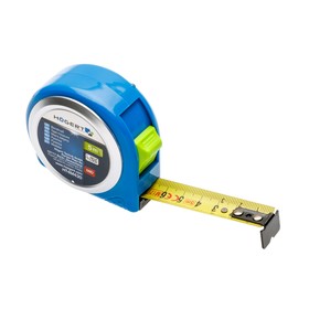 

Рулетка HOEGERT HT4M430, двухкомпонентный корпус, с магнитом, 5 м х 25 мм