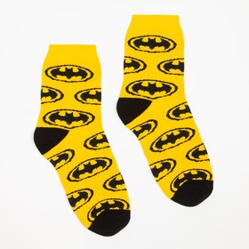 

Носки «Batman», цвет жёлтый/чёрный, размер 22