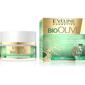 Крем-концентрат для лица Eveline Bio Olive, Глубоко увлажняющий день/ночь, 50 мл