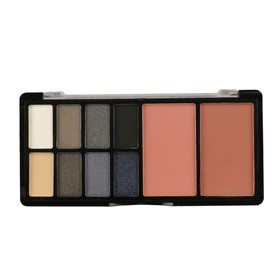 Палетка теней для век TF Artist Color Set TE-32-22C, тон 22 серо-синяя палитра, 13.8 г