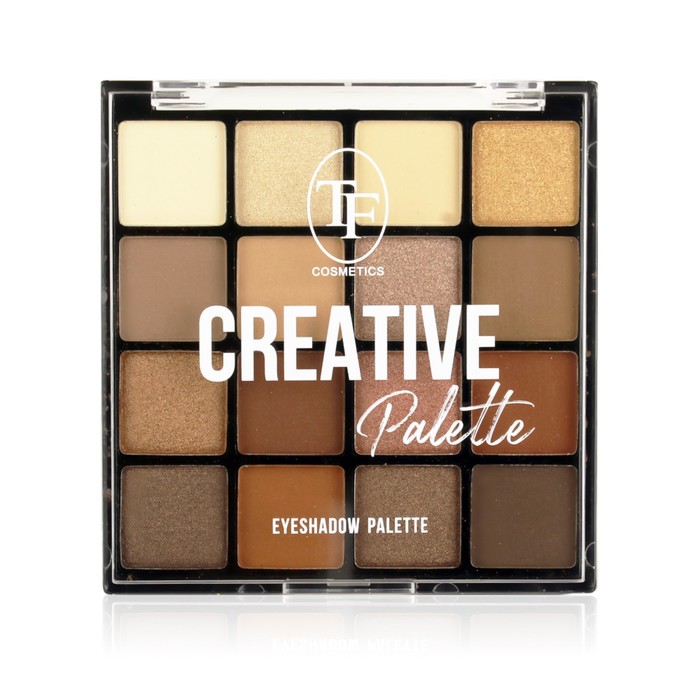 

Тени для век TF Creative Palette, тон 02, классический коричневый, 16 оттенков, 12 г
