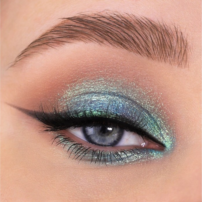 фото Тени для век relouis pro eyeshadow sparkle, тон 05 mermaid tail/голубо-зеленые, 2.9 г