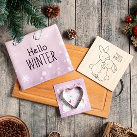Набор подарочный Этель Hello winter: кухонное полотенце и аксессуары Ош