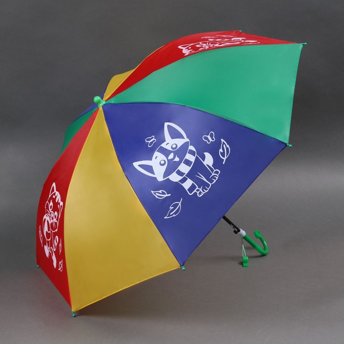Зонт детский «Зверята» 80см
