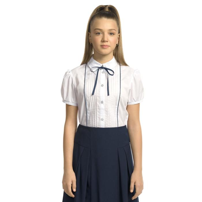 Блузка для девочек, рост 164 см, цвет белый