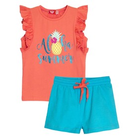 

Комплект для девочки (футболка-шорты), рост 92 см