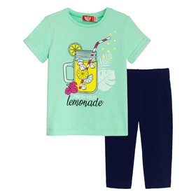 

Комплект для девочки (футболка-бриджи), рост 104 см