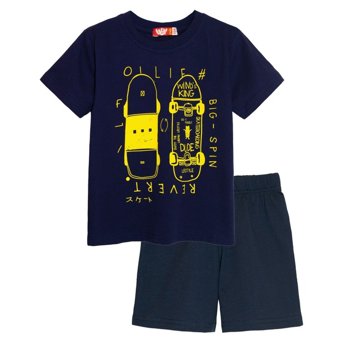 Комплект для мальчика (футболка-шорты), рост 104 см