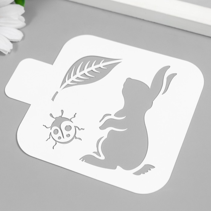 

Трафарет "Зайка" 9х9 см