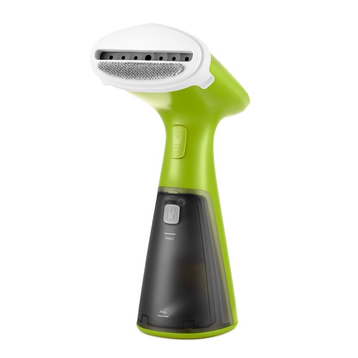 

Отпариватель Kitfort КТ-983-2, ручной, 1000 Вт, 120 мл, 15 г/мин, шнур 1.8 м, салатовый