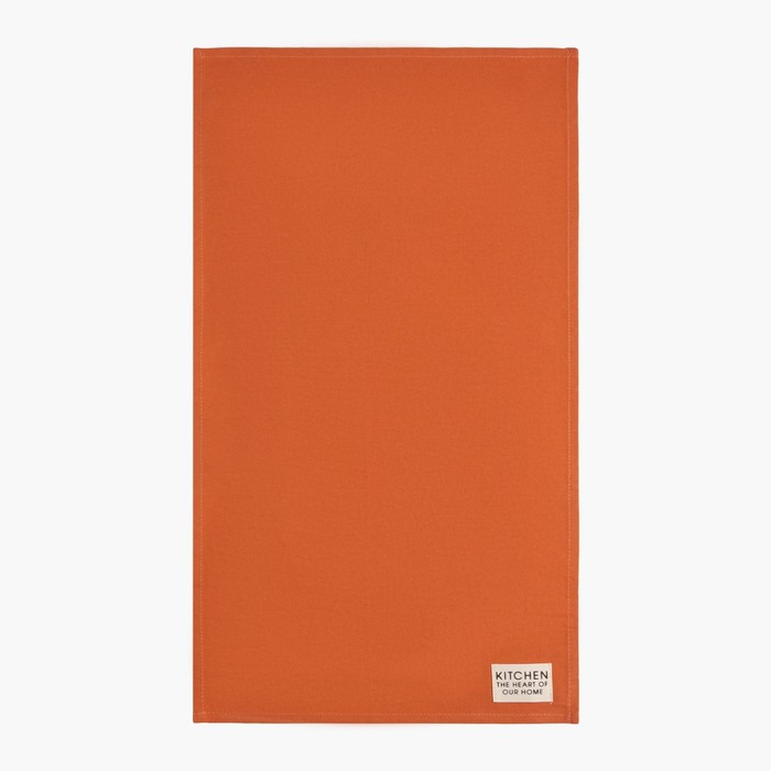 Полотенце Этель Kitchen 40х73 см, цв. оранжевый, 100% хл, саржа 220 г/м2