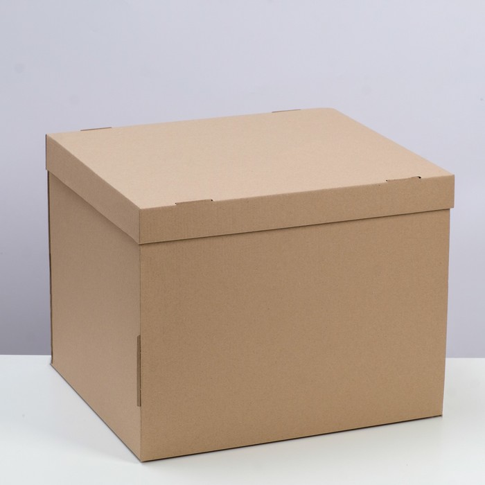 Коробка складная, крышка-дно, бурая, 38 х 33 х 30 см коробка складная крышка дно бурая 30 х 20 х 9 см