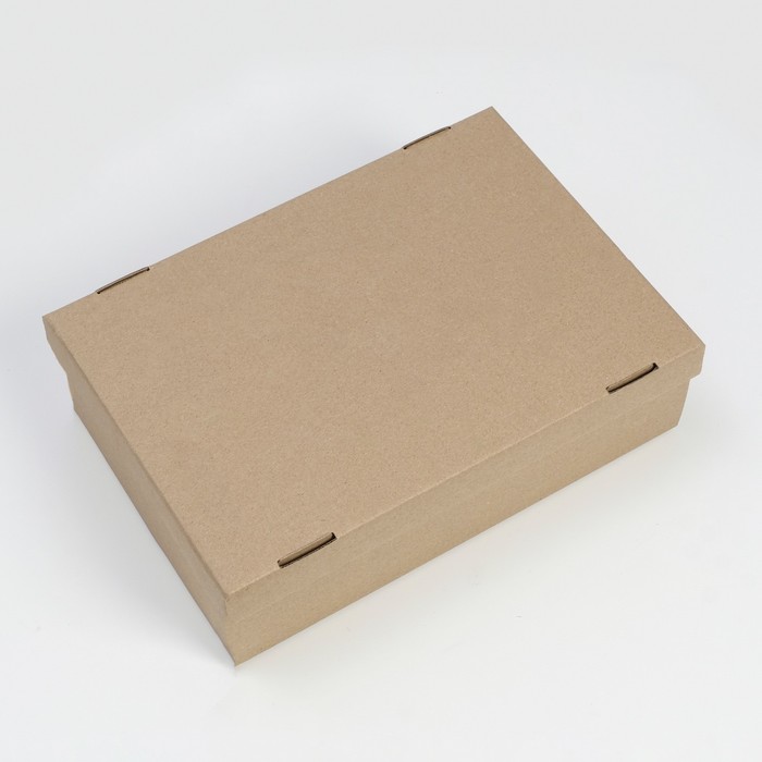 Коробка складная, крышка-дно 30 х 20 х 9 см, бурая