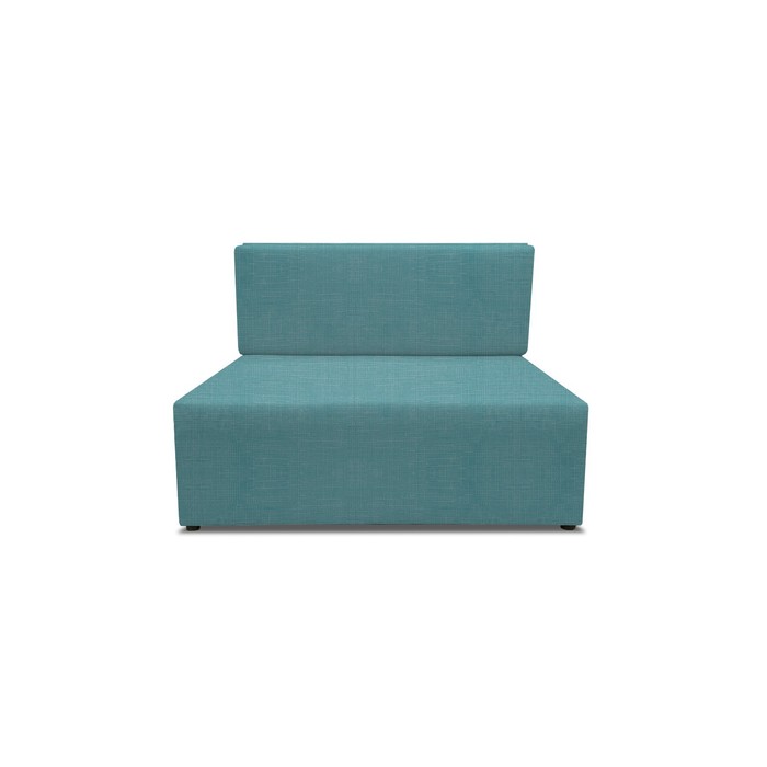 Детский диван «Капитошка», еврокнижка, рогожка, цвет vital blue