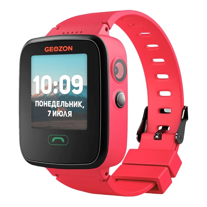 Детские смарт-часы Geozon Aqua G-W04PNK, 1.44, IPS, SIM, камера, GPS, 600 мАч, розовые детские часы geozon aqua g w04pnk pink