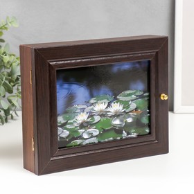 

Ключница "Кувшинки" венге 19х24 см