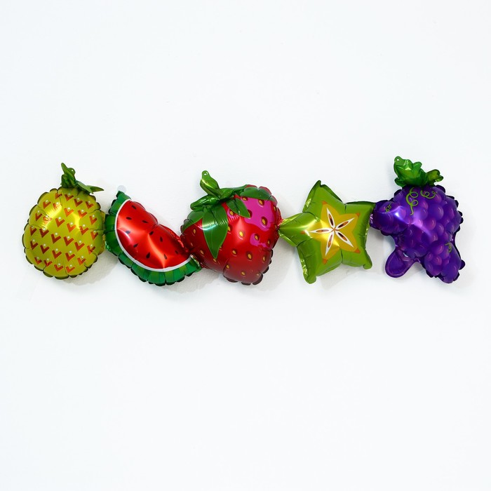 Гирлянда из фольгированных шаров «Фруктовый рай» тортовница вращающаяся фруктовый рай
