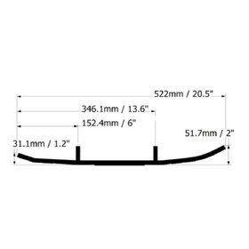 

Коньки лыж Sledex для BRP LYNX, SKI-DOO SKANDIC WT/SWT/SUV/LT, 440F/550F/600, A-04-0-4-455