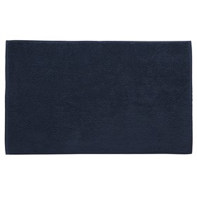Полотенце для ног темно-синего цвета Essential, размер 50х80 см