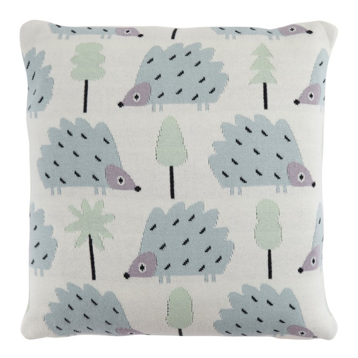 фото Подушка декоративная с принтом tiny world, размер 35х35 см