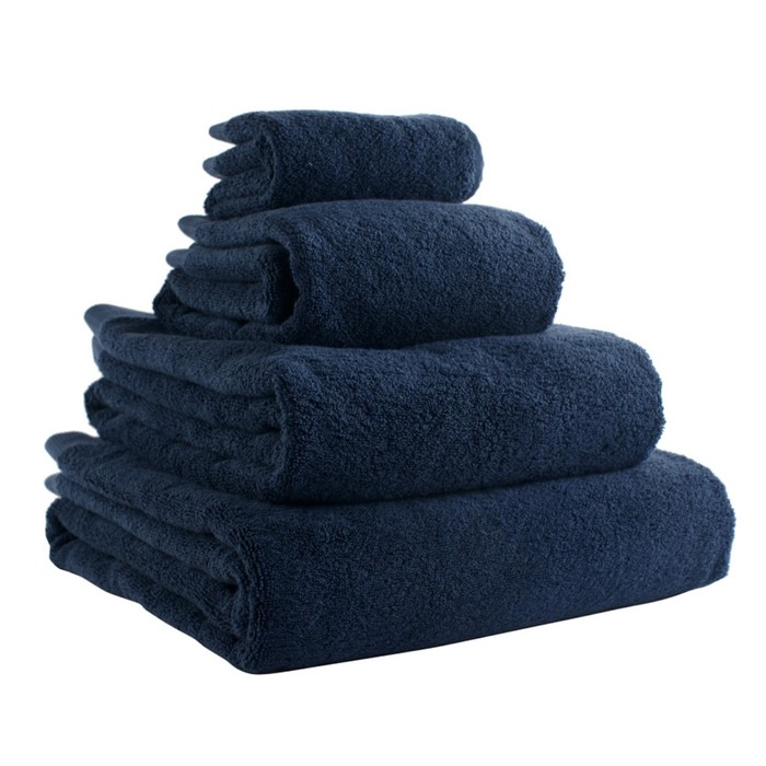 Полотенце банное темно-синего цвета Essential, размер 90х150 см