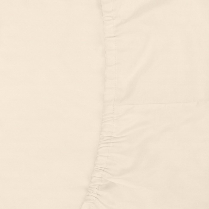 фото Простыня на резинке белого цвета essential, размер 180х200х30 см