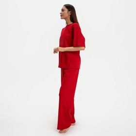 

Комплект женский (футболка и брюки) KAFTAN Basic р. 44-46, красный