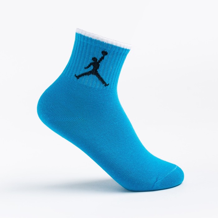 Носки детские Jordan, цвет голубой, размер 14 (3-4 года)