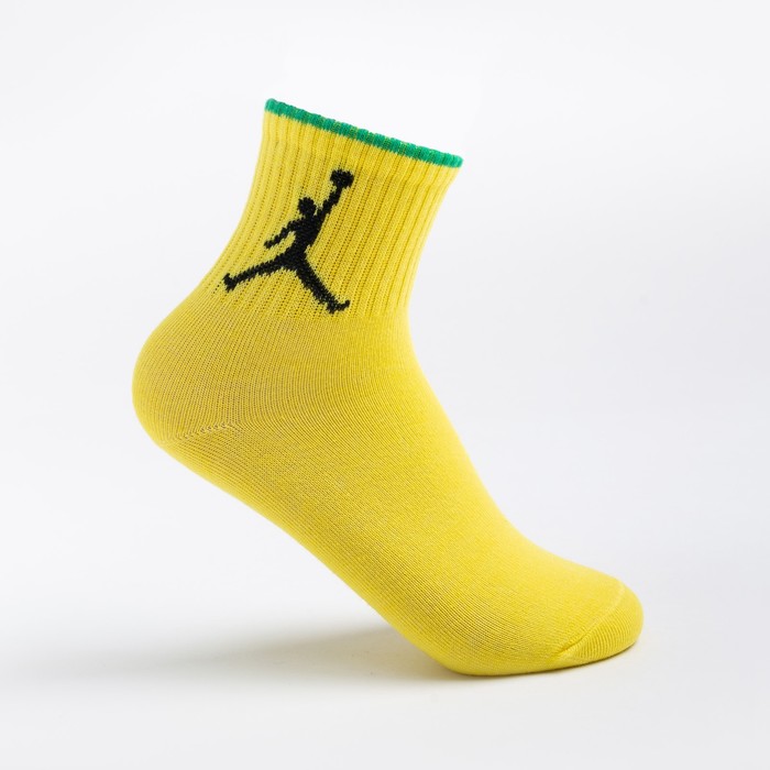 Носки детские Jordan, цвет жёлтый, размер 18 (5-6 лет)