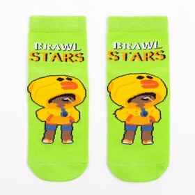 

Носки детские Brawl Stars, цвет салатовый, размер 14 (3-4 года)