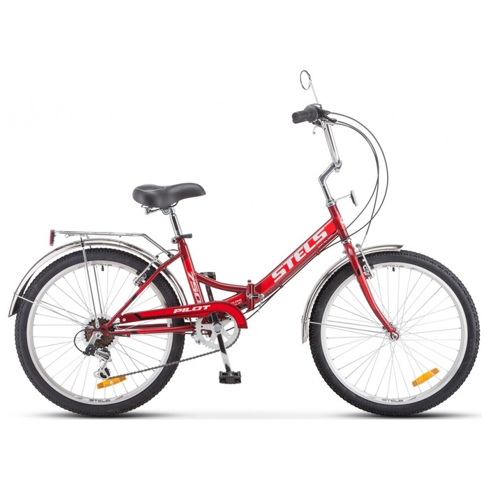 Велосипед 24 Stels Pilot-750, Z010, цвет красный, размер 14