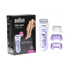 

Электробритва Braun LS 5560, сеточная, 1 головка, сухое/влажное бритьё, АКБ, розовая