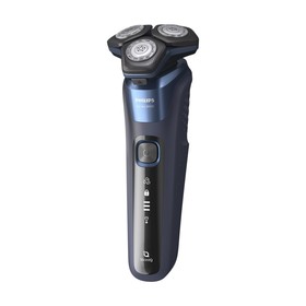 

Электробритва Philips S5585/35, роторная, 3 головки, сухое/влажное бритьё, синяя