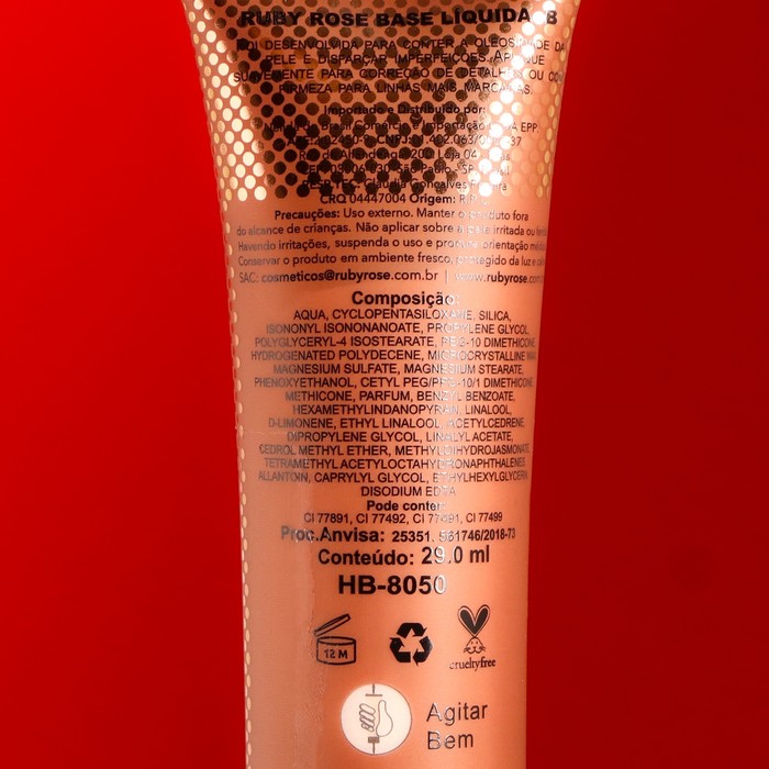 

Тональная основа Ruby Rose, матирующая, Soft Matte, Nude, тон 1, 29 мл