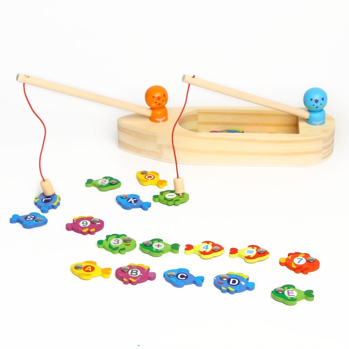 фото Детский развивающий набор «рыбалка из лодки» 28,5 × 4,5 × 15 см