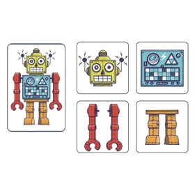

Карточная игра Djeco «Роботы»