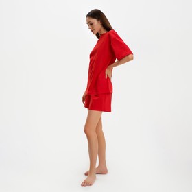

Пижама женская (футболка и шорты) KAFTAN Basic р. 44-46, коралловый