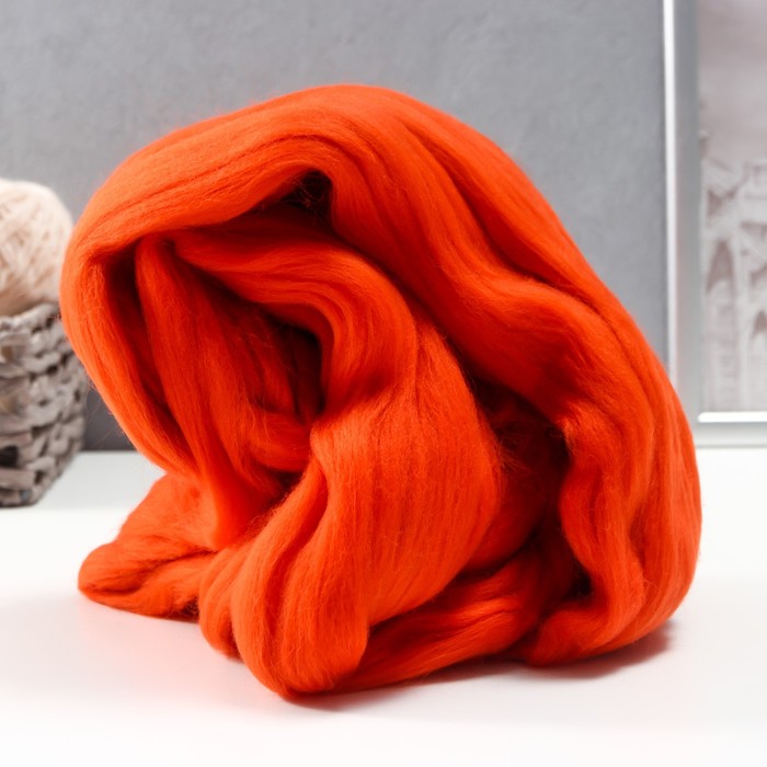 Волокно для валяния Валяшка LG_Wool Fine тонкая шерсть 100% 100 гр (670 морков.)