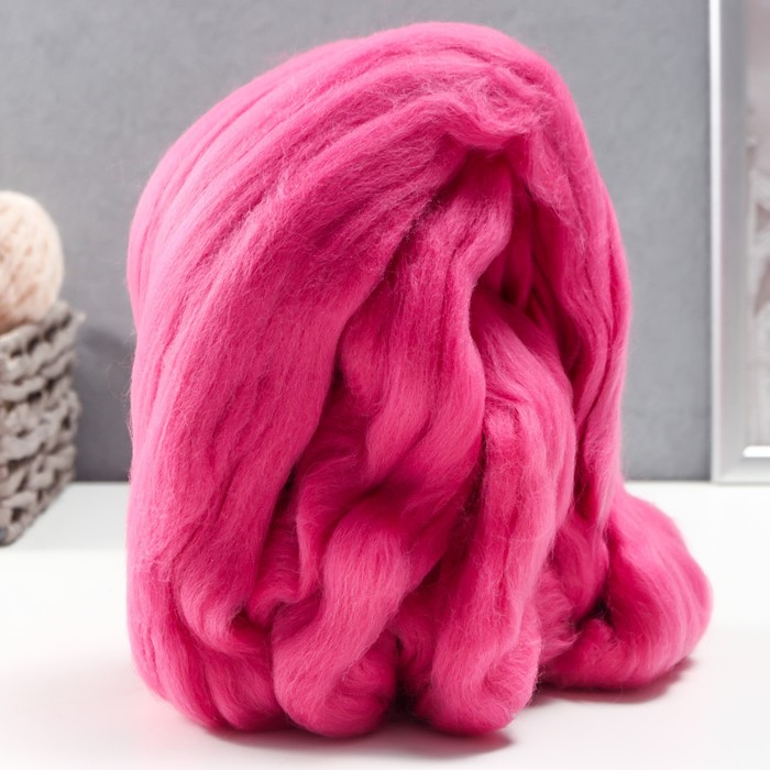 Волокно для валяния Валяшка LG_Wool Fine тонкая шерсть 100% 100 гр (158 флокс)