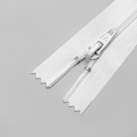 

Молния неразъёмная «Спираль», №4, замок автомат, 18 см, цвет белый