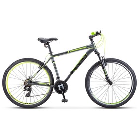 

Велосипед 27,5" Stels Navigator-700V, F020, цвет серый/желтый, размер 19"