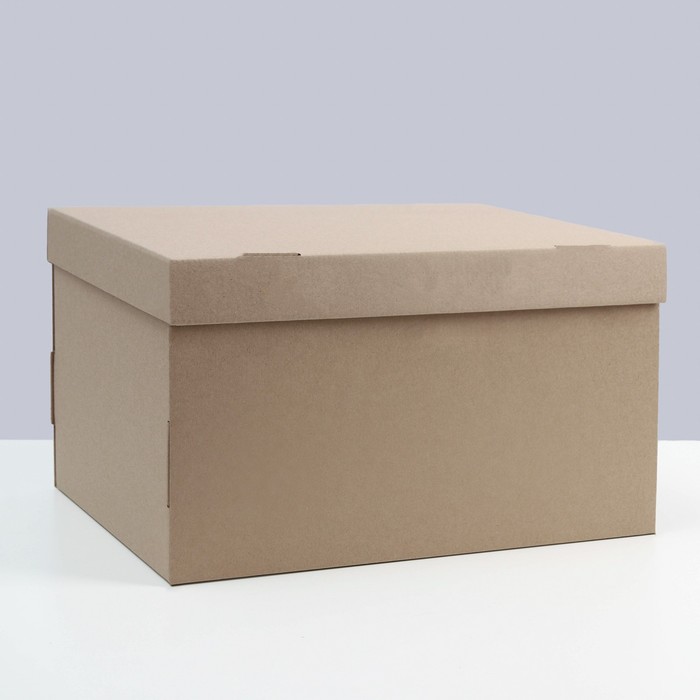 Коробка складная, крышка-дно, бурая, 35 х 25 х 20 см коробка складная крышка дно бурая 38 х 33 х 30 см