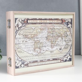 

Ключница "Карта мира" 25,8х20,8х5 см МИКС